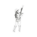 The Cowgirl MK1 Sticker